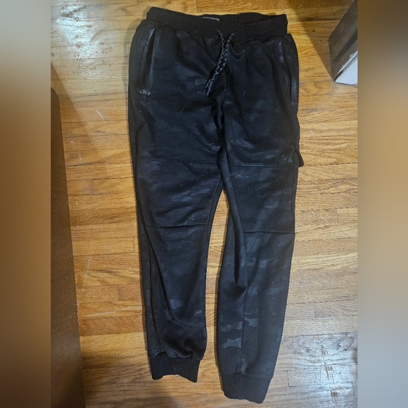 Premium Xpression size M black camo mens sweatpants/joggers with pockets - Picture 7 of 8
